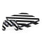 Black and White Geometric Stripes PlayStation PS4 Skins